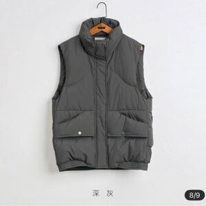 Gozo stand-up collar down vest